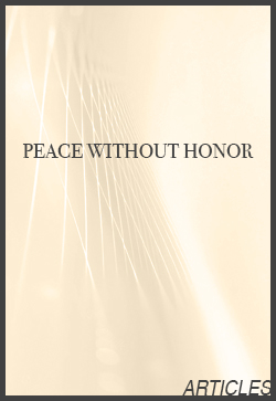 HP Mansfield Peace Without Honor