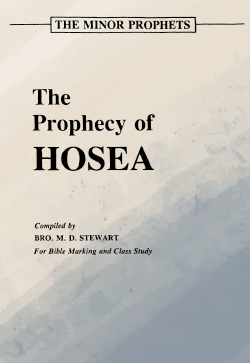 Morrie D Stewart The Prophecy of Hosea