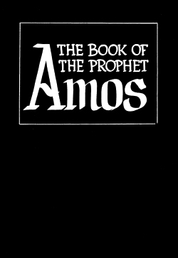 Ian Leask The Book of Amos
