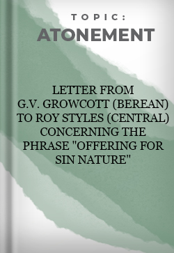 Atonement Letter From Growcott to Styles
