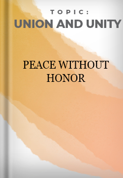 Peace without Honor